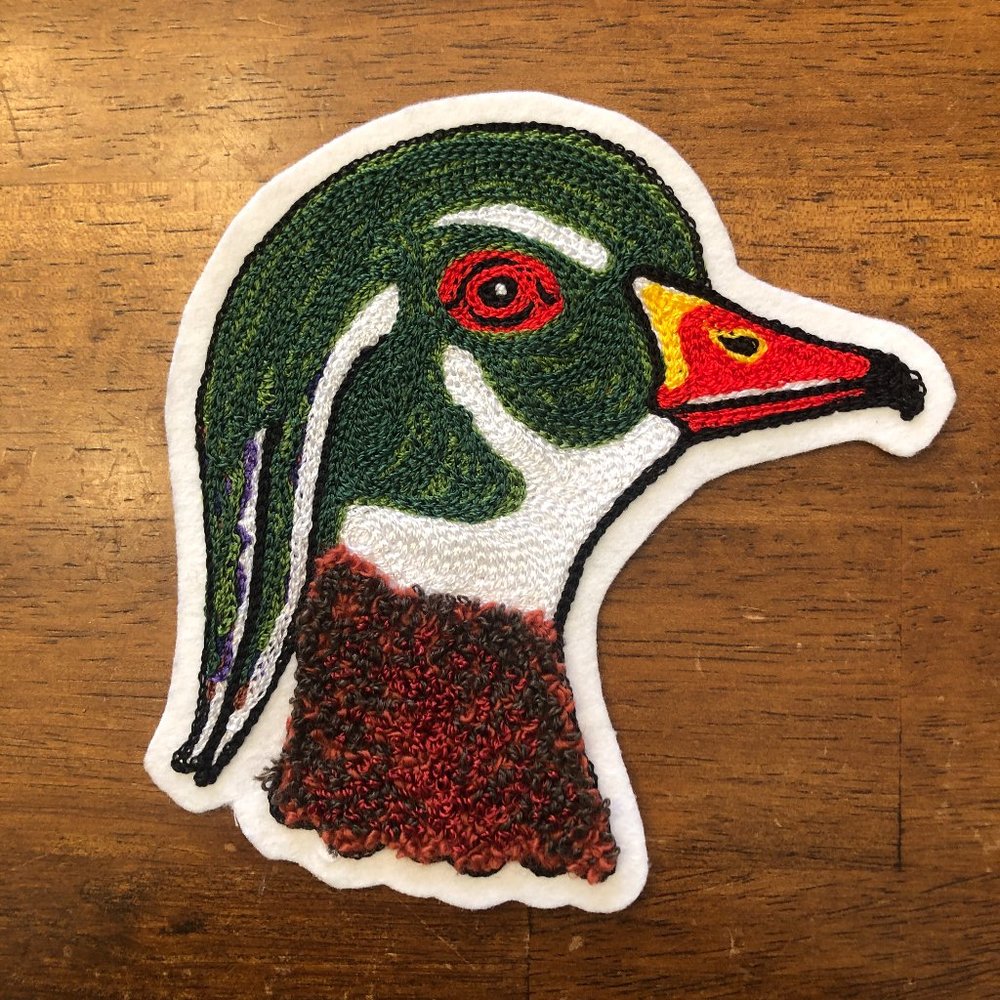 FILSON - wood duck chain stitch patch - made in USA